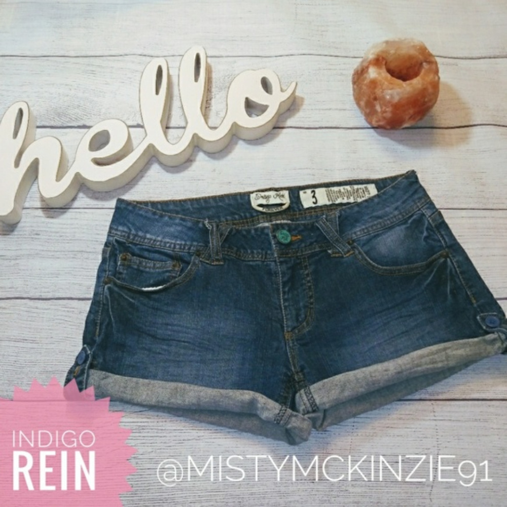 Indigo Rein Junior Denim Cheeky Shorts